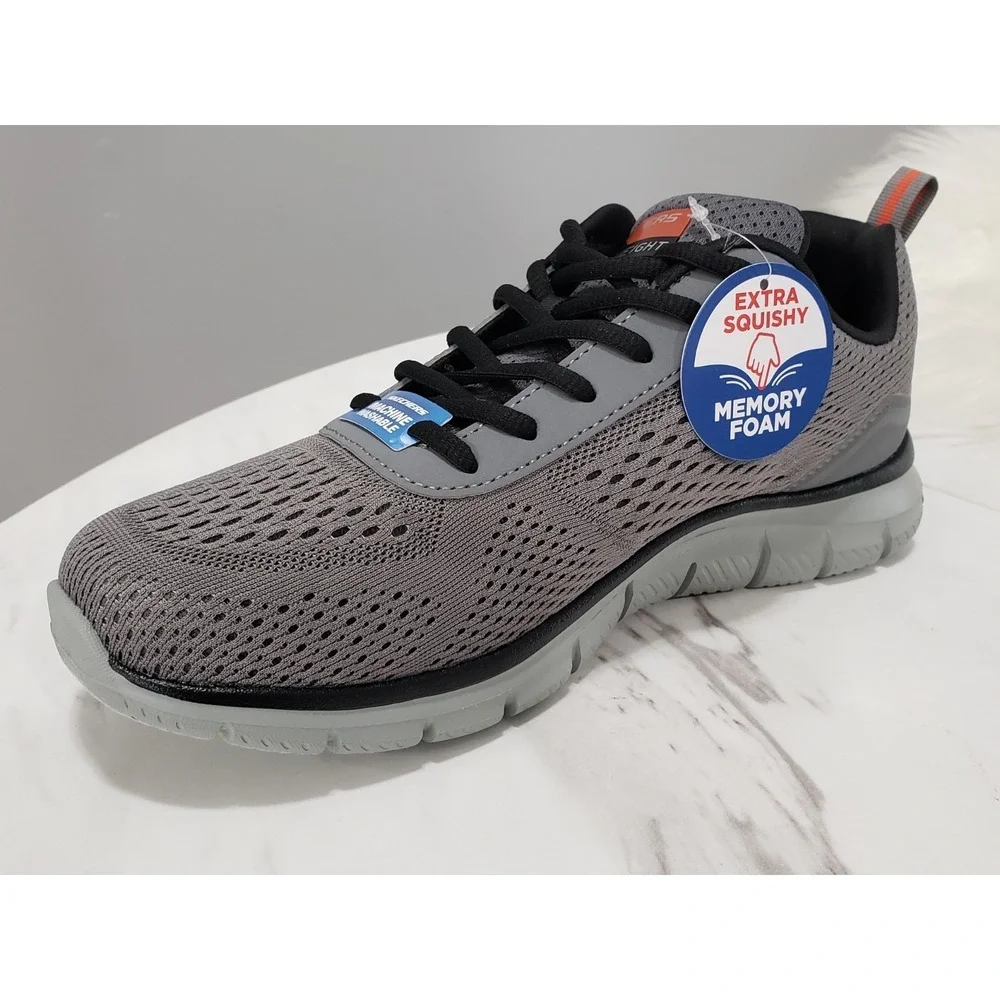 NEW NO BOX SIZE 8.5 Skechers Lace Up Shoe For Men Track Leshur athletic sneakers